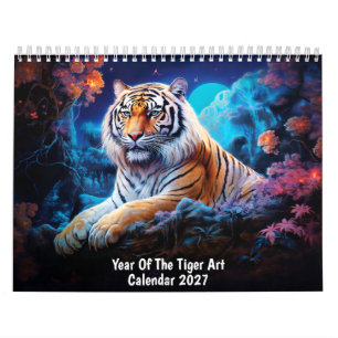 Calendrier artistique de l'année du Tigre 20XX