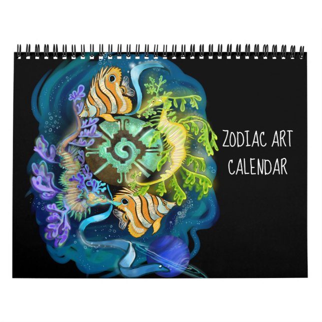 Calendrier artistique de l'astrologie zodiaque (Protection)