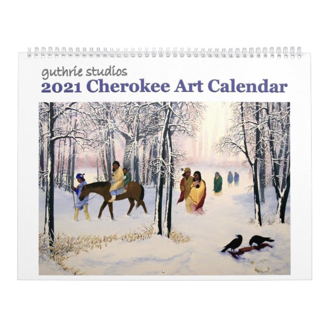 Calendrier artistique des Cherokees 2021 (Protection)