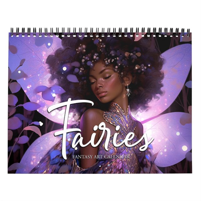 Calendrier artistique des fées 3 Imaginaires 2026 (Protection)