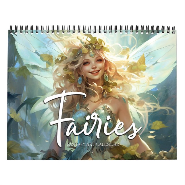 Calendrier artistique des fées 8 Imaginaires 2026 (Protection)