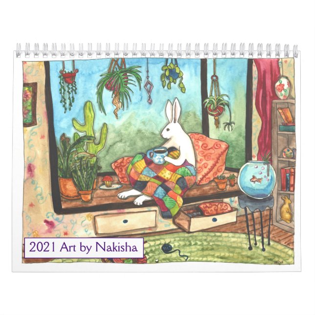 Calendrier artistique des lapins 2021 (Protection)