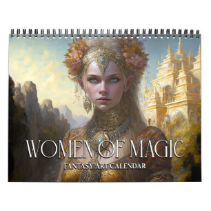 Calendrier Artistique Femmes De Magie 4 Imaginaire