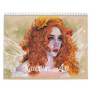 Calendrier artistique Imaginaire 2025 Katerina Art