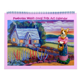 Calendrier artistique populaire Pembroke Welsh Cor