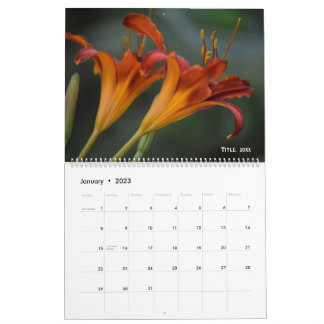 Calendrier artistique promotionnel de ARTIST