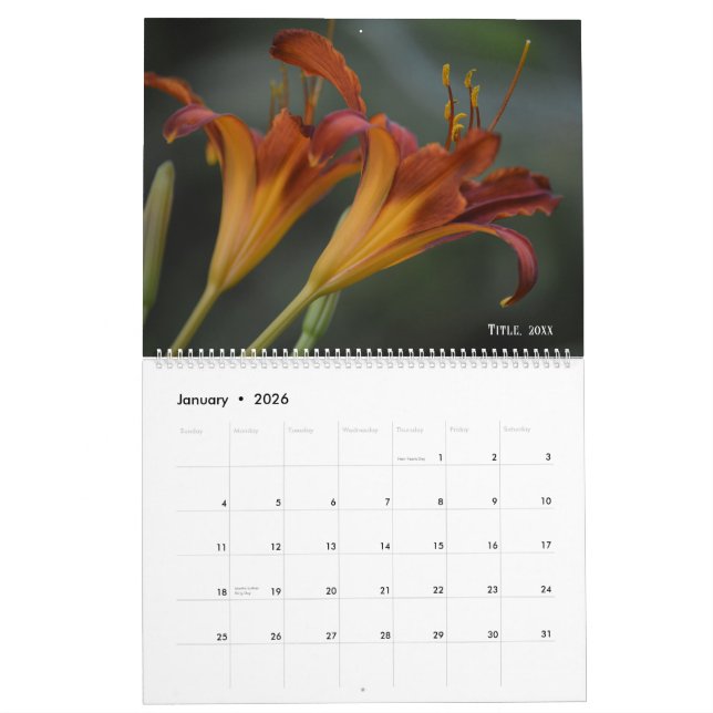 Calendrier artistique promotionnel de ARTIST (Jan 2026)