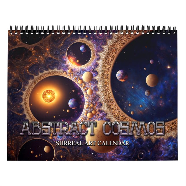 Calendrier artistique spatial surréaliste Cosmos A (Protection)