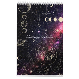 Calendrier Astrologie Calender avec planètes