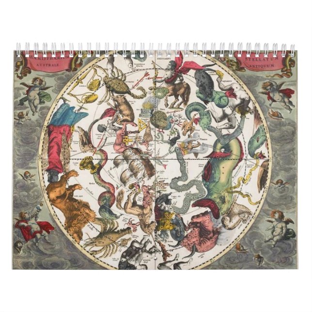 Calendrier Astrologie médiévale et astronomie Zodiac (Protection)