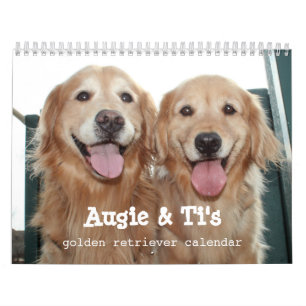Calendrier Augie et Ti's 2022 Golden Retriever Chien Calendri