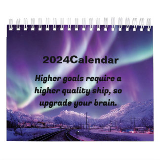 Calendrier aurore de motivation 2024