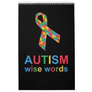 Calendrier Autisme Mots sages
