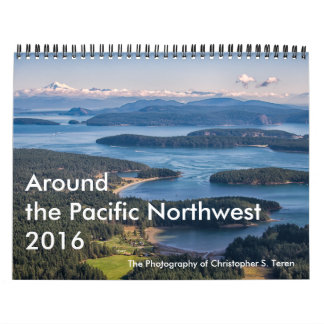 Calendrier Autour du nord-ouest Pacifique - 2016