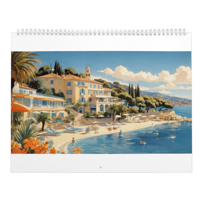 Calendrier Aventures Vintage voyage (Protection)