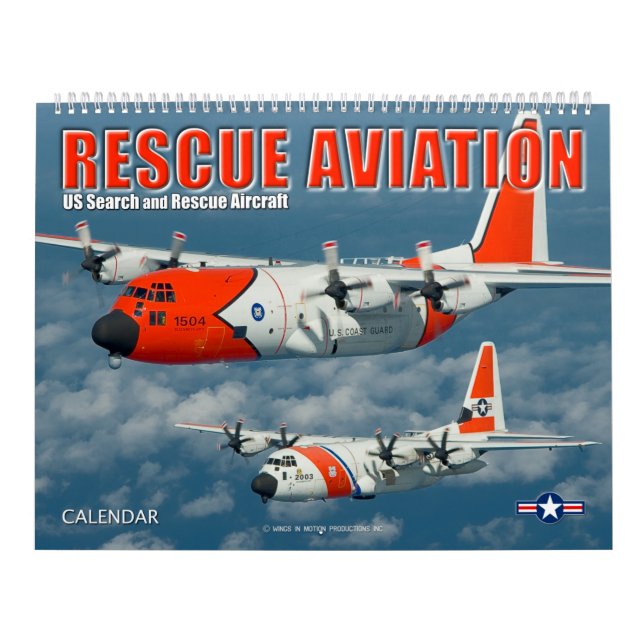 Calendrier AVIATION secourue - Aéronefs US SAR (Protection)