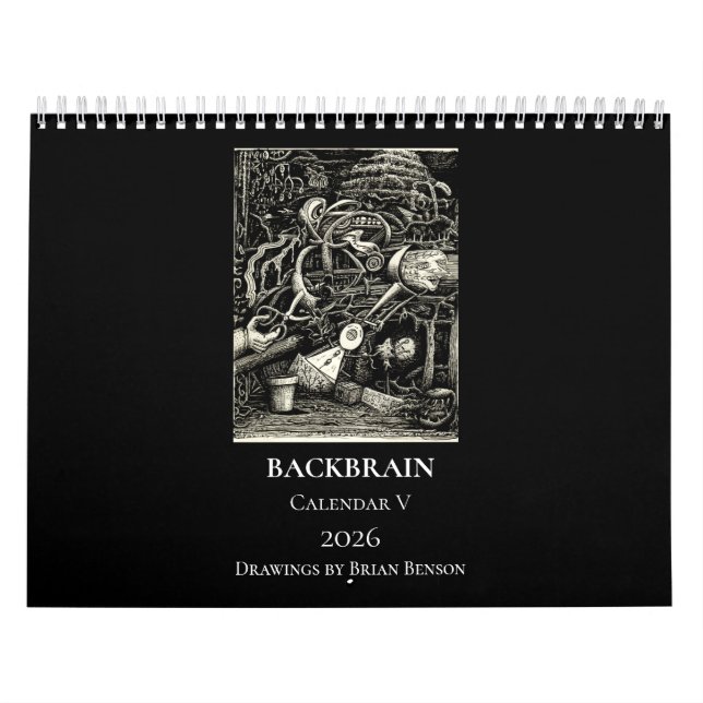 Calendrier Backbrain Calendar V, 2026, Double Page, Medium (Protection)
