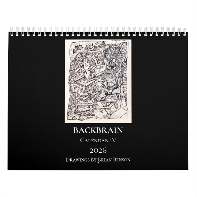 Calendrier Backbrain IV 2026 Double page (Protection)