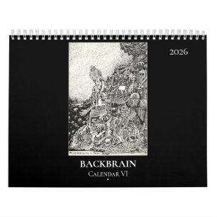 Calendrier Backbrain VI, 2026, Double Page