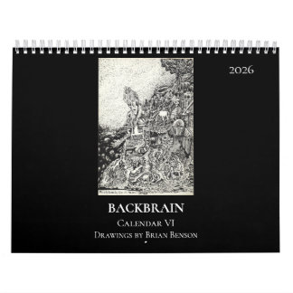 Calendrier Backbrain VI, 2026, Double Page