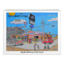 Baja Illustrations par Kristin Calendars