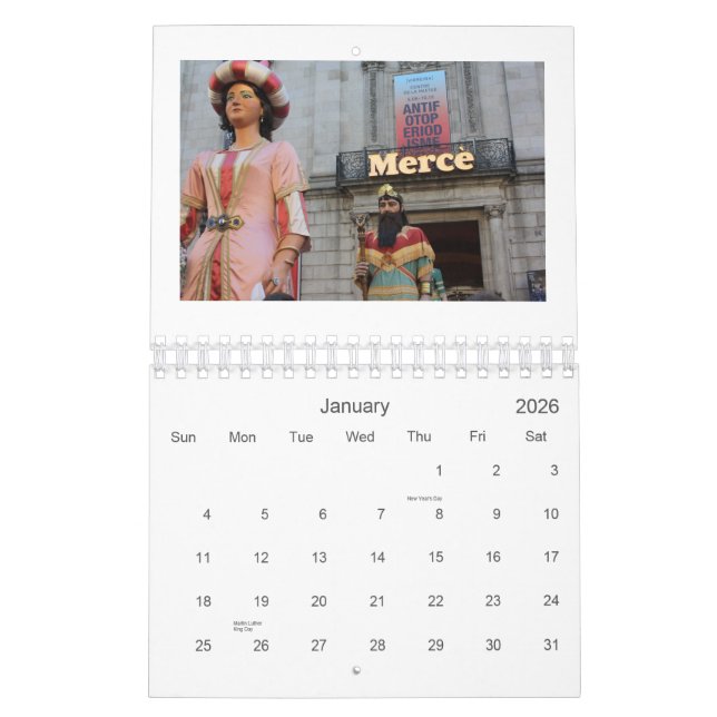 Calendrier Barcelone 2011 (Jan 2026)