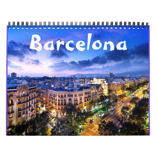 Calendrier Barcelone - Espagne - (Protection)