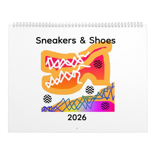 Calendrier Baskets Et Chaussures Amusants (Protection)