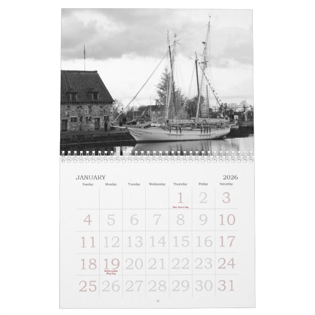 Calendrier Bateaux (Jan 2026)