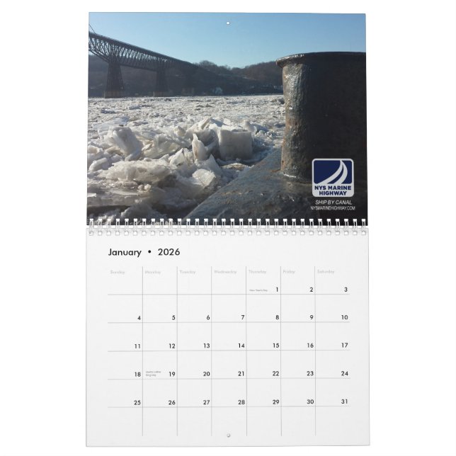 Calendrier - bateaux marins de traction subite de (Jan 2026)