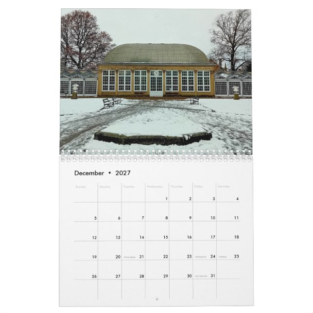 Calendrier Bâtiments traditionnels d'Angleterre (Dec 2027)