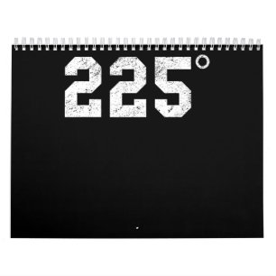 Calendrier BBQ 225 Degrés Barbecue Grillage Viande fumante