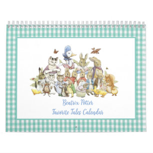 Calendrier Beatrix Potter Deux pages Taille moyenn