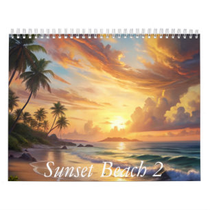 Calendrier Beau coucher de soleil