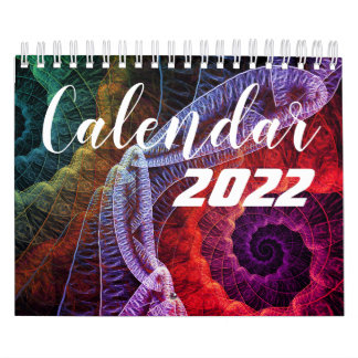 Calendrier Beautiful Calendar 2022 with Fractal Art