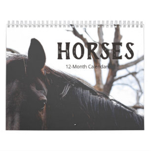 Calendrier Beaux Chevaux Moyenne 12 Mois