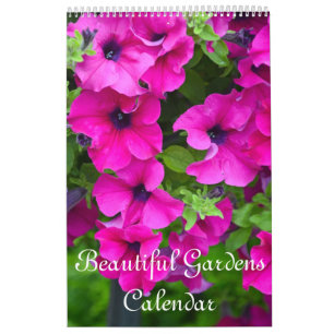 Calendrier Beaux jardins et fleurs