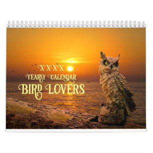 Calendrier Beaux Oiseaux Natures Animaux Avian