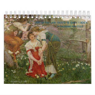 Calendrier Beaux tableaux du tournant du siècle
