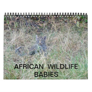 CALENDRIER BÉBÉS DE LA FAUNE AFRICAINE