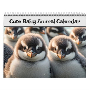 Calendrier Bébés mignons animaux   Amoureux des animaux 2025