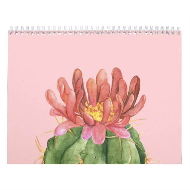 Calendrier Belle Fleur Succulente (Protection)
