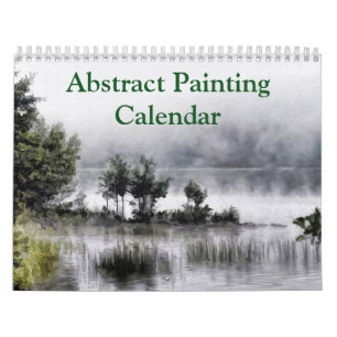Calendrier Belle peinture Art Abstrait du paysage 2025