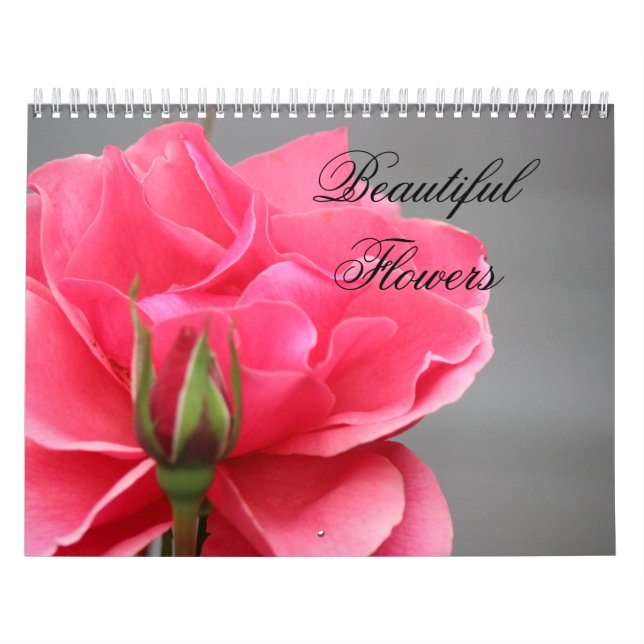 Calendrier Belles Fleurs (Protection)