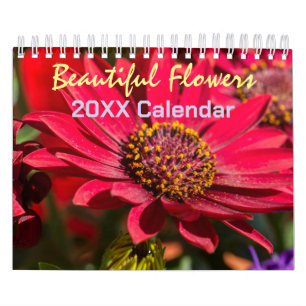 Calendrier Belles fleurs avec citations bibliques pour chaque