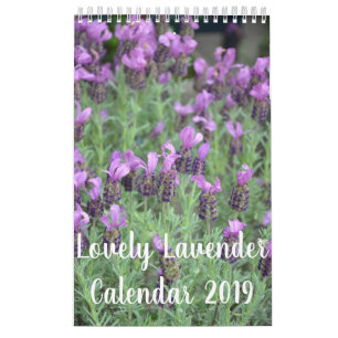 Calendrier Belles fleurs de lavande
