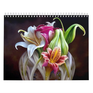 Calendrier Belles images de fleurs AI King Protea Lys