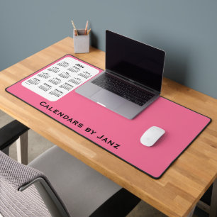 Calendrier bicolore rose foncé 2024 par Janz