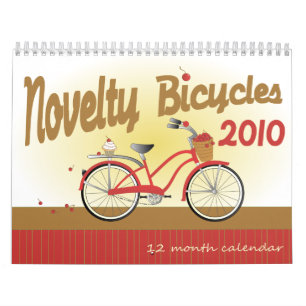 Calendrier Bicyclettes 2010 de nouveauté