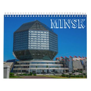 Calendrier Biélorussie Minsk Architecture Ville М и н к